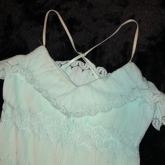 Guess - Turquoise Romper; Size XS - Picture 5 of 7